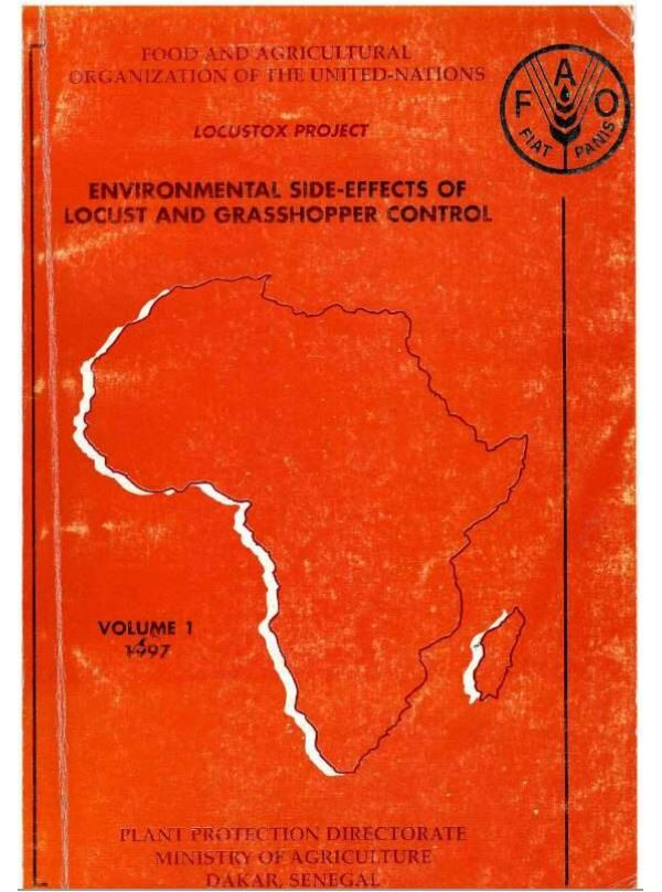 VOLUME 1 - Environmental Side-Effects Of Locustox Grasshopper Control 1997